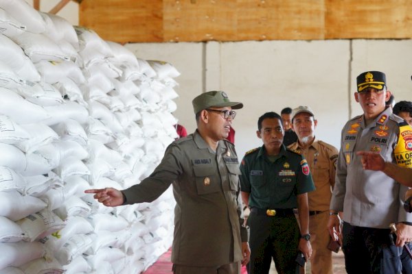 Wabup Bone Andi Akmal Pantau Stok Beras Bulog, Pastikan ketersediaan Beras