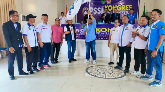 Wakil Ketua DPRD Lutra Karemuddin Terpilih Aklamasi Pimpin PSSI Luwu Utara.