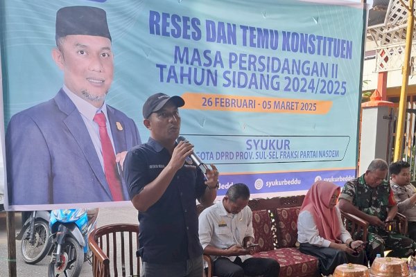 Syukur Gelar Reses di Kelurahan Lampa, Terima Aspirasi Masyarakat