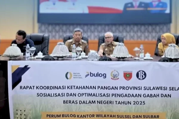 Wabup Bantaeng Sahabuddin Bahas Pengadaan Gabah dan Beras 2025 di Rakor Ketahanan Pangan Sulsel 