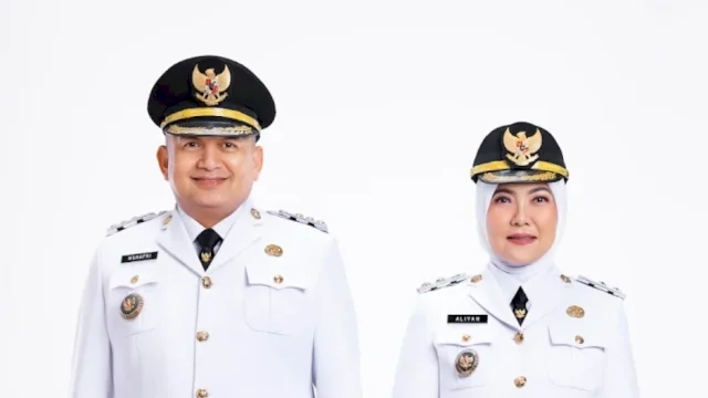 Presiden Prabowo Resmi Lantik Munafri sebagai Wali Kota Makassar, Aliyah Wakil Wali Kota.