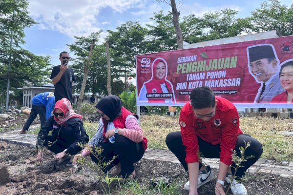 BMI Makassar Laksanakan Gerakan Penghijauan, Target Tanam 520 Pohon dan Sasar Seluruh Kecamatan