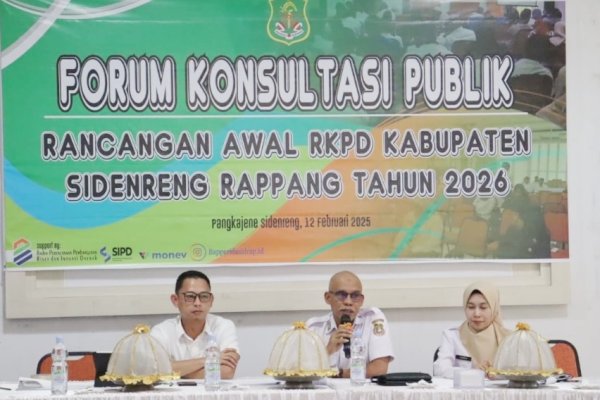 Pemkab Sidrap Gelar Forum Konsultasi Publik RKPD Tahun 2026