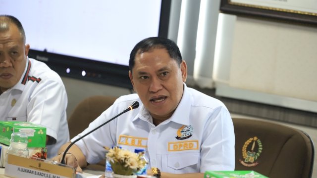 Ketua Fraksi Golkar DPRD Sulsel, Lukman B Kady.