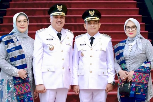 Selamat! Irwan Hamid-Sudirman Bungi Resmi Dilantik Presiden Prabowo Sebagai Bupati dan wakil Bupati Pinrang