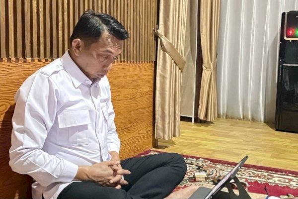 Dari Magelang, Bupati Sidrap Syaharuddin Alrif Pimpin Rapat Virtual dengan TAPD