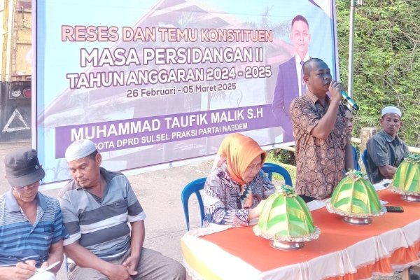 Taufik Malik Reses di Dusun Samangki, Warga Keluhkan Banjir hingga Air Bersih