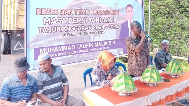 Anggota DPRD Sulawesi Selatan, Taufik Malik.