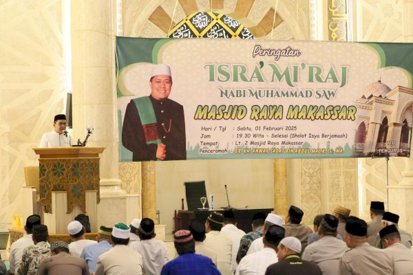 Wali Kota Makassar Hadiri Peringatan Isra Miraj Sebut Momentum Merajut Keyakinan ke Sang Pencipta