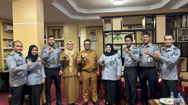 Tingkatkan Pembinaan DSH, Kanwil Kemenkum Sulsel Sambangi Kantor Bupati Gowa.