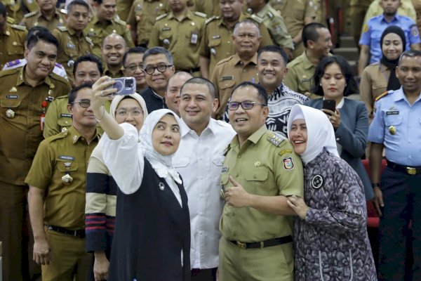 Indira Yusuf Ismail Ikuti Rakor Wali Kota dan Wakil Wali Kota Terpilih, ucapkan Selamat kepada Appi-Aliyah