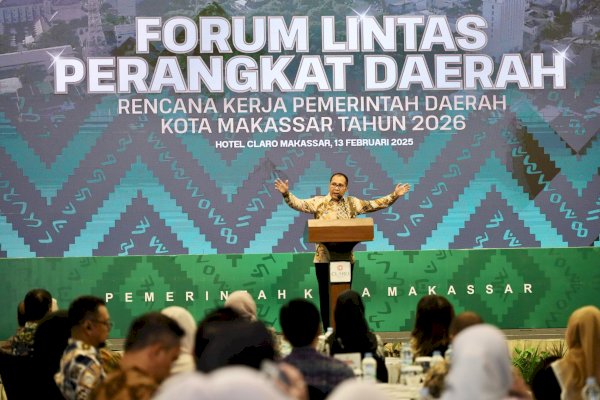 Buka Forum Lintas Perangkat Daerah RKPD, Danny Pomanto Minta Perkuat Konektivitas Antar OPD