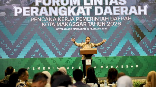 Wali Kota Danny Pomanto Buka Forum Lintas Perangkat Daerah RKPD.