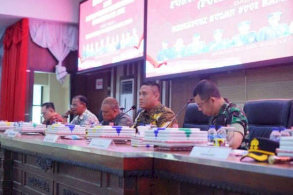 Jelang Bulan Suci Ramdan 1446 H, Pj Bupati Winarno Bersama Forkopimda Gelar Rapat Koordinasi