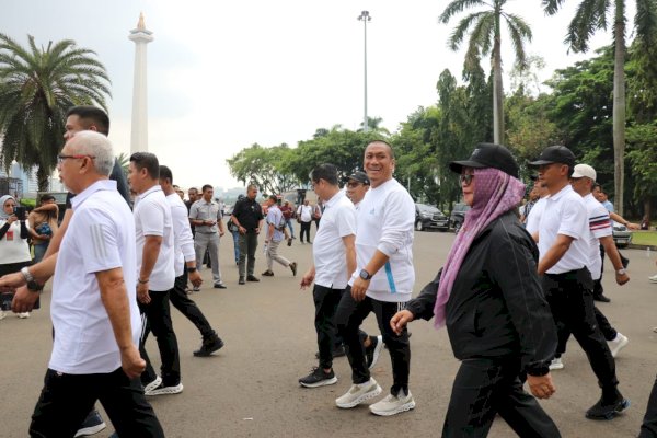 Gladi Kotor di Monas, Bupati dan Wabup Lutim Terpilih Ibas-Puspa Tunjukkan Kekompakan