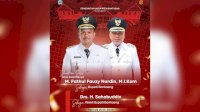 Uji Nurdin-Sahabuddin Resmi Dilantik Sebagai Bupati Bantaeng dan Wakil Bupati Bantaeng