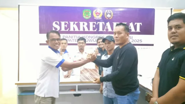 Wakil Ketua DPRD Karemuddin Calon Tunggal Askab PSSI Luwu Utara.