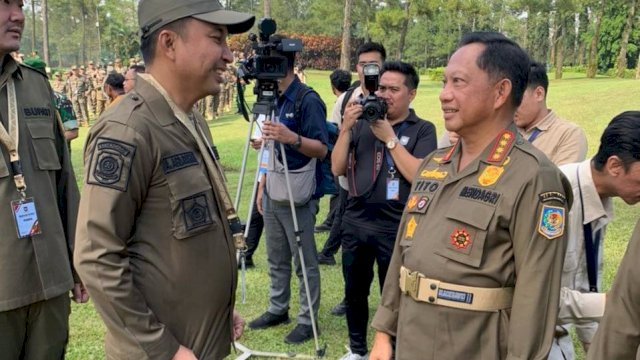 Bupati Lutra Andi Rahim Ceritakan Kondisi Luwu Utara ke Mendagri Tito.