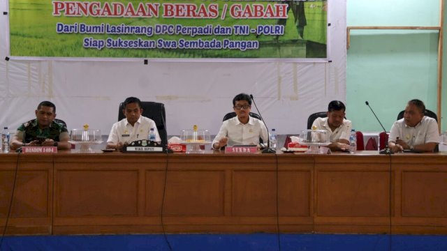 Pemkab Pinrang Rapat koordinasi optimalisasi pengadaan beras dan gabah