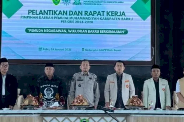 Plh Sekda Barru Andi Syarifuddin Hadiri Pelantikan Pengurus Pemuda Muhammadiyah