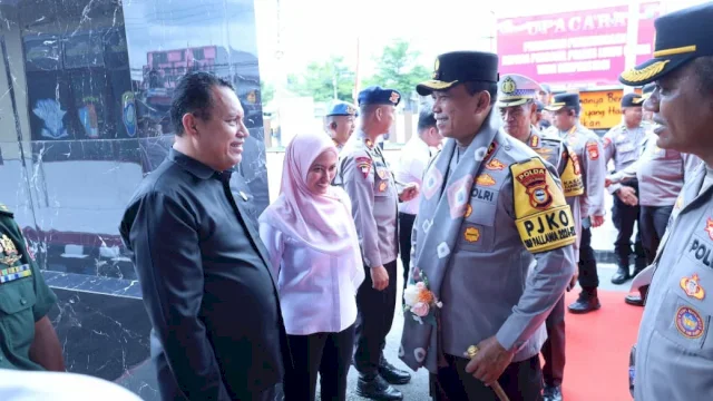 Ketua DPRD Luwu Utara Amir Makhmud Sambut Kunjungan Kerja Kapolda Sulsel.