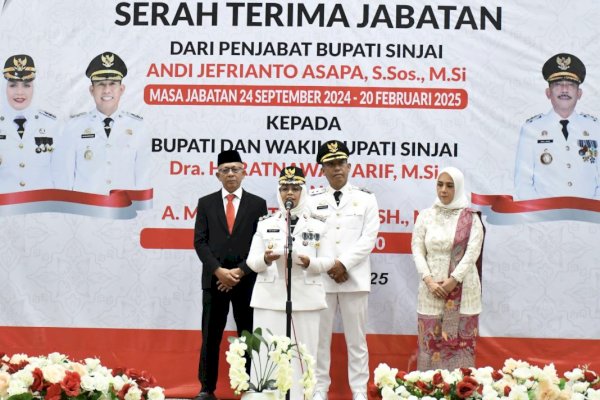 Sertijab Bupati dan Wabup Sinjai, Ratna: Sama-Samaki Bangun Sinjai yang Ramah