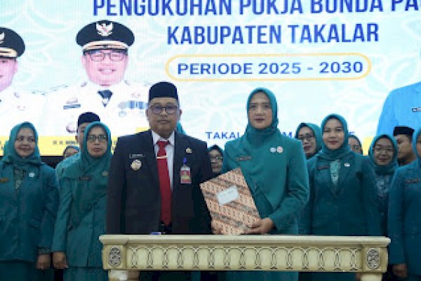 Bupati Daeng Manye Lantik TP. PKK Kabupaten Takalar Masa Bakti 2025-2030 