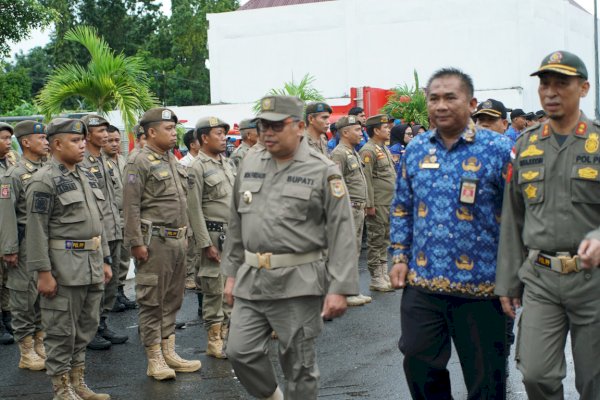 Firdaus Daeng Manye Pantau Kesiapsiagaan Satpol PP, Damkar dan Penyelamatan Takalar