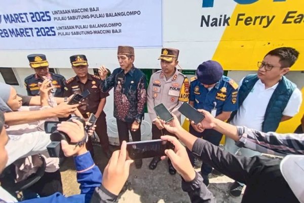 Wabup Pangkep Rahman Assagaf Lepas Mudik Gratis