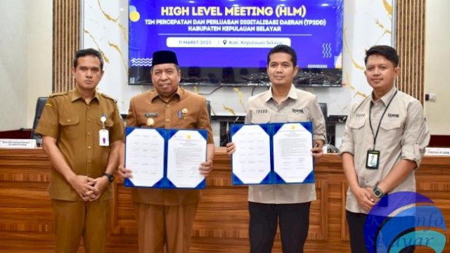 Pemkab Kepulauan Selayar Gelar High Level Meeting untuk Percepatan Digitalisasi Daerah.