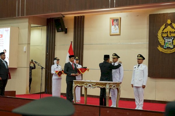 Selle KS Dalle Hadiri Pelantikan Bupati Dan Wakil Bupati Serta Ketua TP-PKK Jeneponto 2025-2030