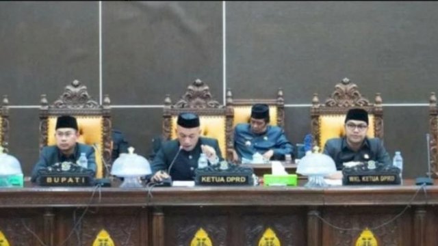 Paripurna DPRD Jeneponto.