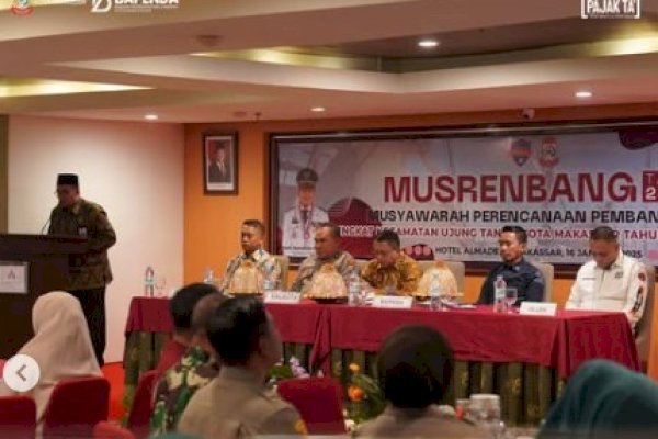 Bapenda Makassar Hadiri Musrenbang Kecamatan Ujung Tanah 2025