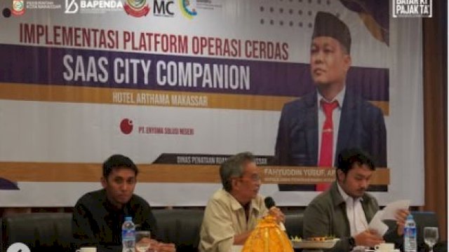 Bapenda Makassar Hadiri Rapat Implementasi Platform Operasi Cerdas.