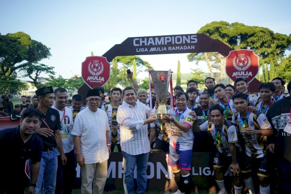 Liga Mulia Ramadan 2025 Sukses Digelar, Munafri: Turnamen Ini Ajang Silaturahmi dan Pembinaan Bakat Muda