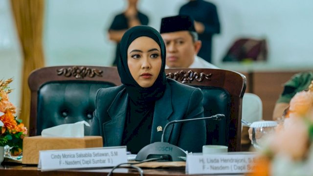 Anggota Komisi IV DPR RI dari Fraksi Partai NasDem, Cindy Monica.