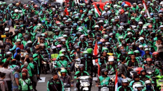 Ilustrasi Ojol.(F-IST)