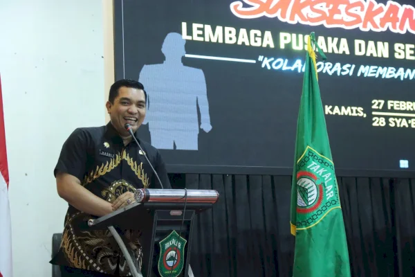 Sekda Takalar Hasbi Hadiri Milad Pertama Lembaga Pusaka dan Sejarah Lipang Bajeng