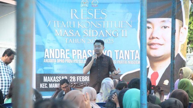 Ketua Komisi C DPRD Sulawesi Selatan, Andre Prasetyo Tanta.