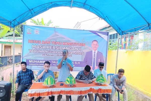 Temu Konstituen Taufik Malik di Lingkungan Pakalu, Serap Sejumlah Aspirasi dari Warga