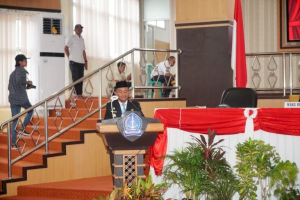 Bupati Andi Asman Paparkan Visi Misi Bupati dan Wakil Bupati Bone Maberre