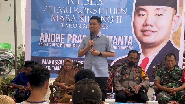 Ketua Komisi C DPRD Sulsel, Andre Prasetyo Tanta.