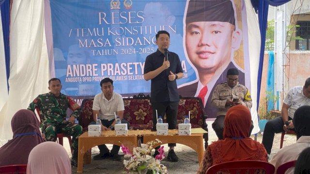 Ketua Komisi C DPRD Sulsel Andre Prasetyo Tanta.