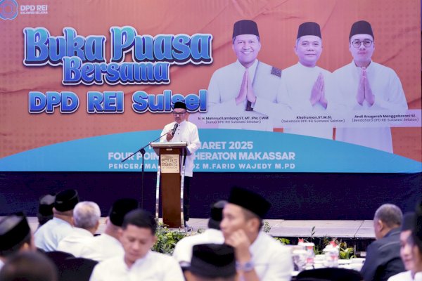 Sudah Sumbangkan 117 Rumah, Sekda Sulsel Apresiasi Dukungan REI dalam Buka Puasa Bersama