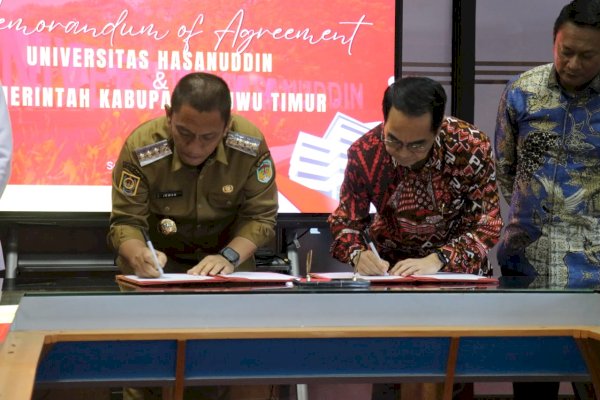 Pemkab Lutim dan Unhas Teken MoU, Perkuat Sinergi di Bidang Pendidikan dan Kesehatan