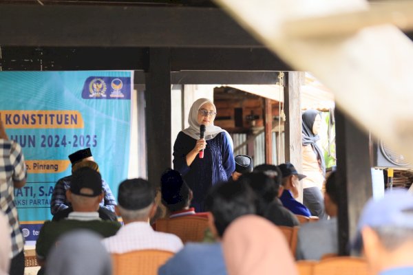 Andi Azizah Dorong Solusi Abrasi Sungai Saddang dan Infrastruktur Pertanian saat Reses di Patampanua