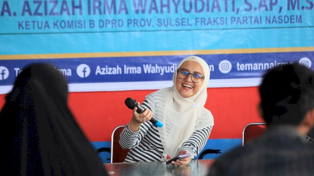 Komisi B DPRD Sulawesi Selatan, Andi Azizah Irma Wahyudiyati.