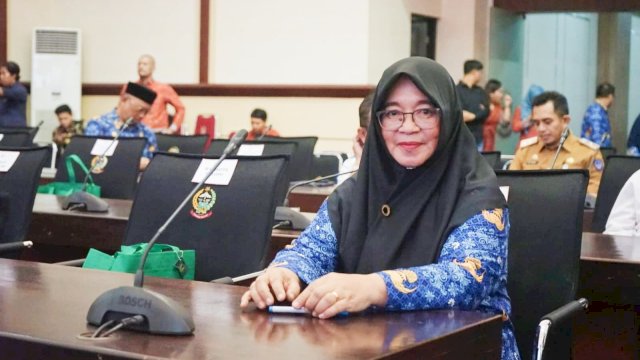 Wabup Lutim Puspa Hadiri Rapat Pleno TPAKD Sulsel 2025.
