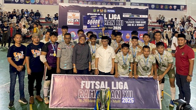 MED Pleonz Malili Juarai Futsal Liga Ramadhan 2025.