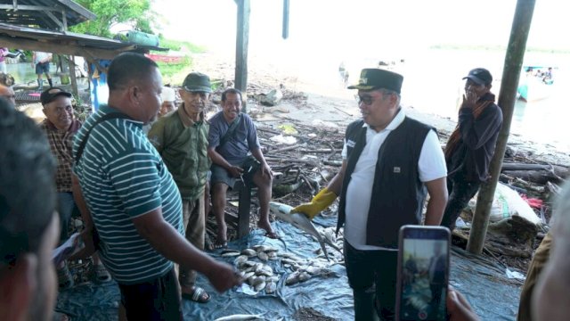 Bupati Takalar Daeng Manye akan Perbaiki Pelelangan Ikan Lamangkia.